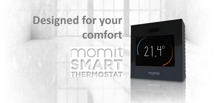 Έξυπνος θερμοστάτης χώρου momit smart